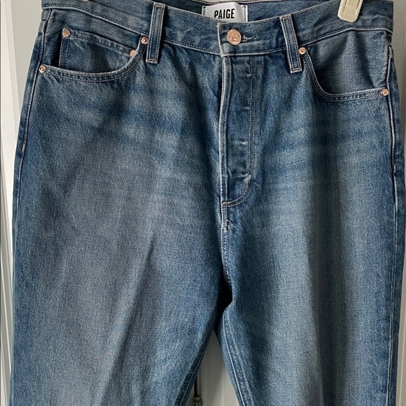PAIGE Denim - PAIGE Women's Button Fly Boyfriend Denim Jeans